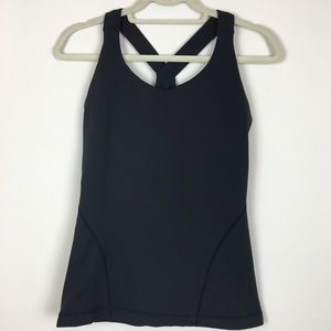 Glyder Sweat It Out Compression Black Workout Tank